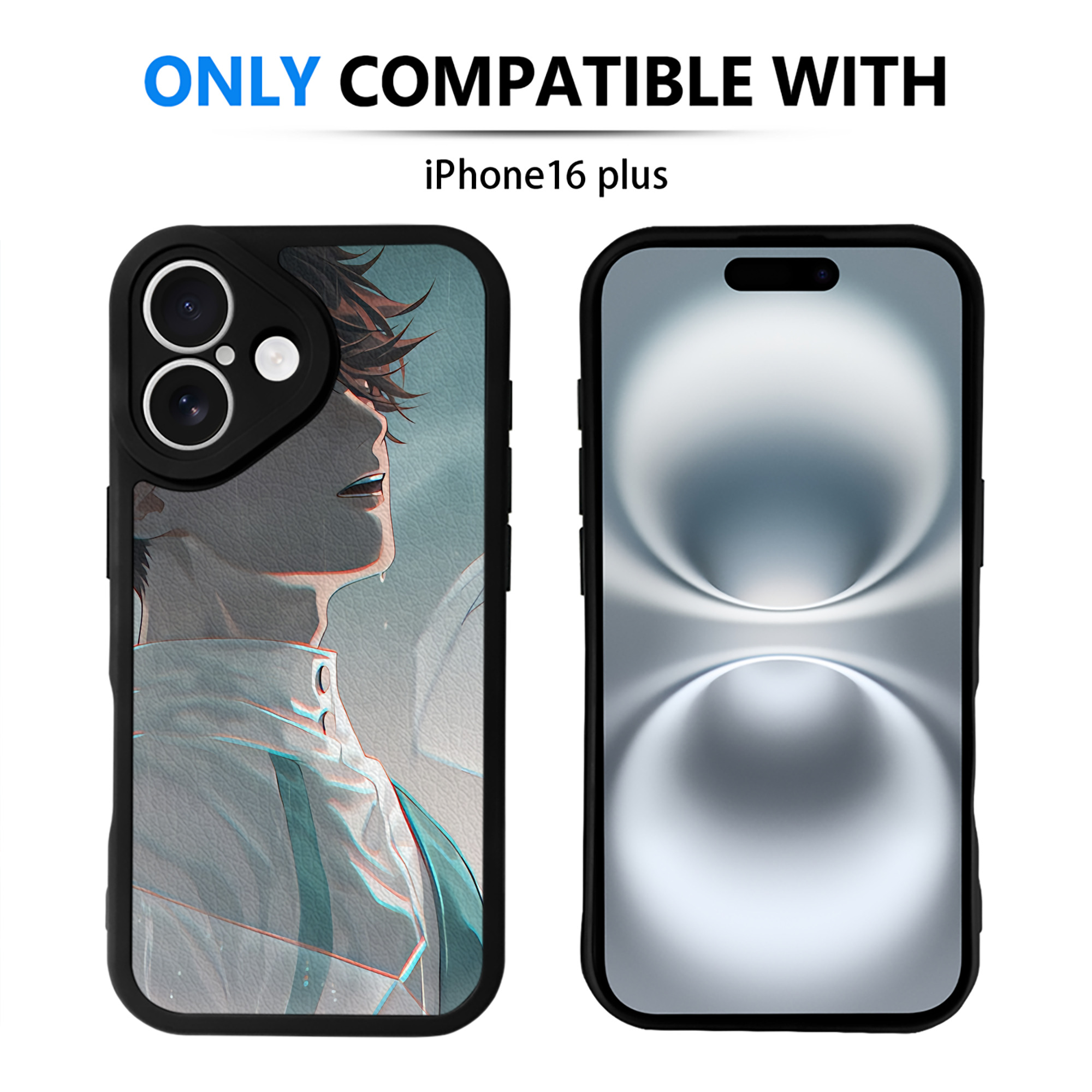 （画像用） ハイキュー!! Haikyu!! 【iPhone 16シリーズ対応】シリコンスマホケース（レザー調） 材質：シリコン
